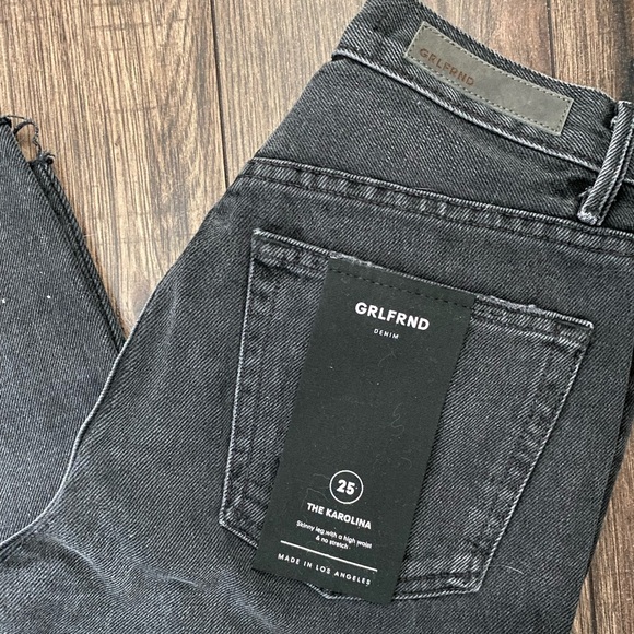 GRLFRND Karolina High-Rise Skinny Jeans in Travellin’ Band - Picture 3 of 7